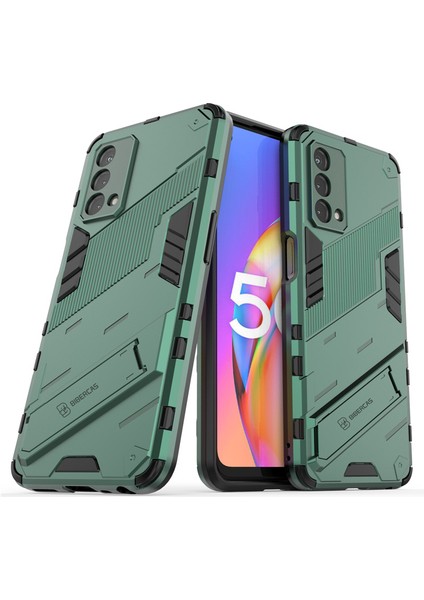 Oppo A93 5g Kickstand'li Kılıf, 10FT Askeri Düşme Koruyucu Darbeye Dayanıklı Ince Sert Kılıf (Yurt Dışından)