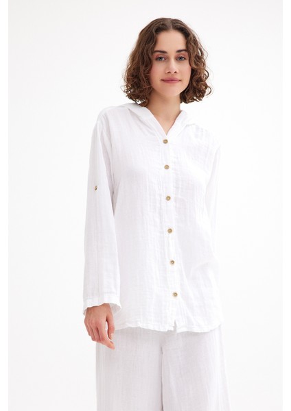 Kadın Müslin Kapüşonlu Gömlek fiyatları