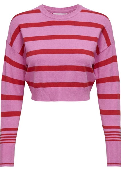 Onlıbı Ls Cropped Pullover cc Knt