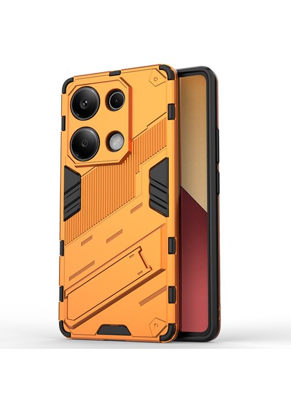 Xiaomi Redmi Note 13 4g Kickstand'li Kılıf, 10FT Askeri Düşme Koruyucu Darbeye Dayanıklı Ince Sert Kılıf With KICKSTAND,10FT Military Drop Protective Shockproof Slim Hard Case (Yurt Dışından)