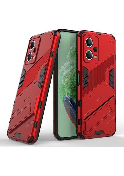 Xiaomi Redmi Note 12 5g Kickstand'li Kılıf, 10FT Askeri Düşme Koruyucu Darbeye Dayanıklı Ince Sert Kılıf (Yurt Dışından)