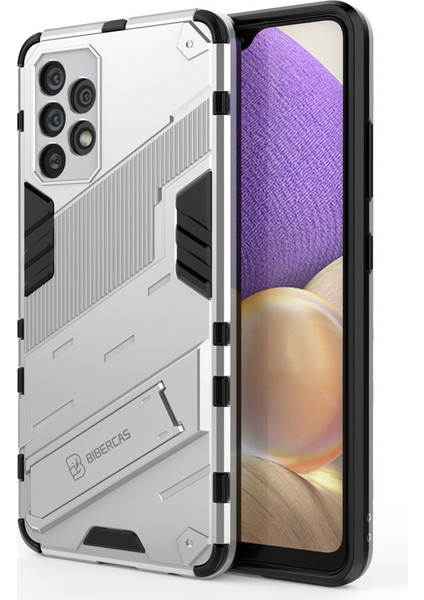 Samsung Galaxy A32 4g Kickstand'li Kılıf, 10FT Askeri Düşme Koruyucu Darbeye Dayanıklı Ince Sert Kılıf (Yurt Dışından)