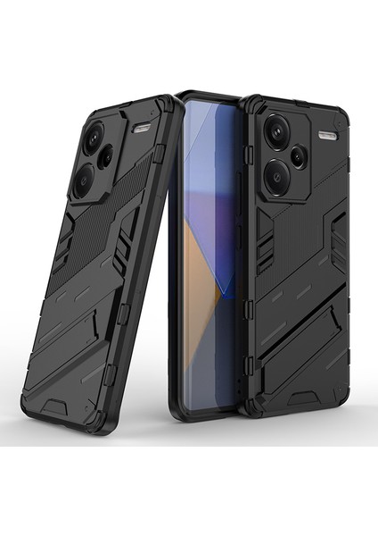Xiaomi Redmi A1 Kickstand'li Kılıf, 10FT Askeri Düşme Koruyucu Darbeye Dayanıklı Ince Sert Kılıf With KICKSTAND,10FT Military Drop Protective Shockproof Slim Hard Case (Yurt Dışından)