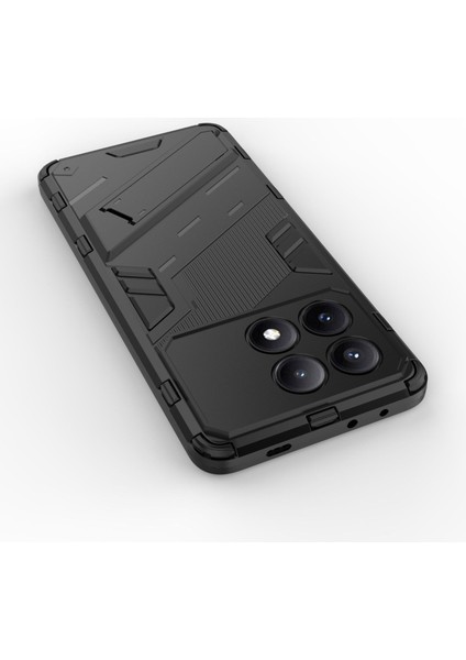 Xiaomi Poco X6 Pro Kickstand'li Kılıf, 10FT Askeri Düşme Koruyucu Darbeye Dayanıklı Ince Sert Kılıf With KICKSTAND,10FT Military Drop Protective Shockproof Slim Hard Case (Yurt Dışından) modelleri