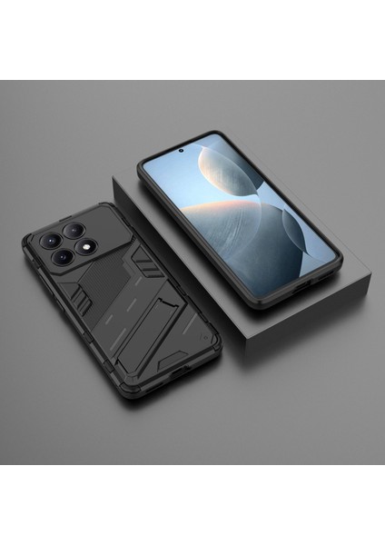 Xiaomi Poco X6 Pro Kickstand'li Kılıf, 10FT Askeri Düşme Koruyucu Darbeye Dayanıklı Ince Sert Kılıf With KICKSTAND,10FT Military Drop Protective Shockproof Slim Hard Case (Yurt Dışından) fırsatları