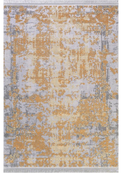 Inspiration 00651e Gri Terra Vintage Bambu Halı