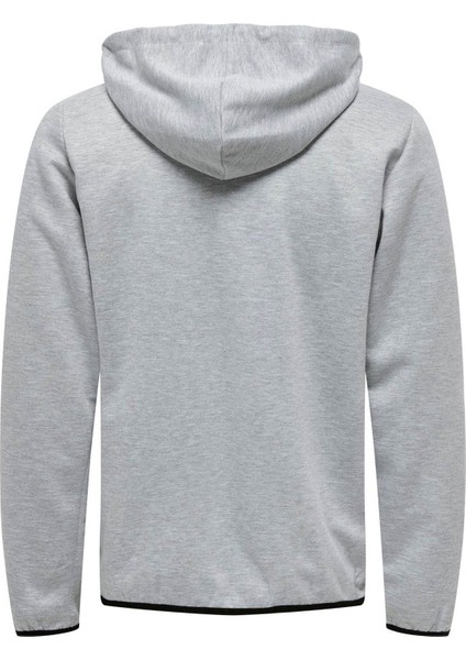 Erkek Sweatshirt Açık Gri 22029842 Onslıam Reg Hoodıe Tracksuıt