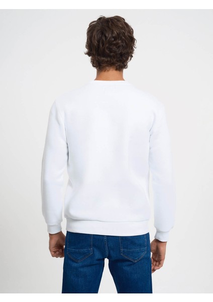 Erkek Sweatshirt Beyaz LF2034268 modelleri