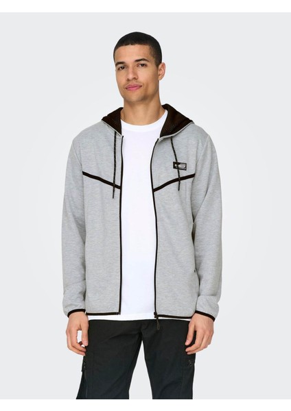 Erkek Sweatshirt Açık Gri 22029842 Onslıam Reg Hoodıe Tracksuıt fiyatları