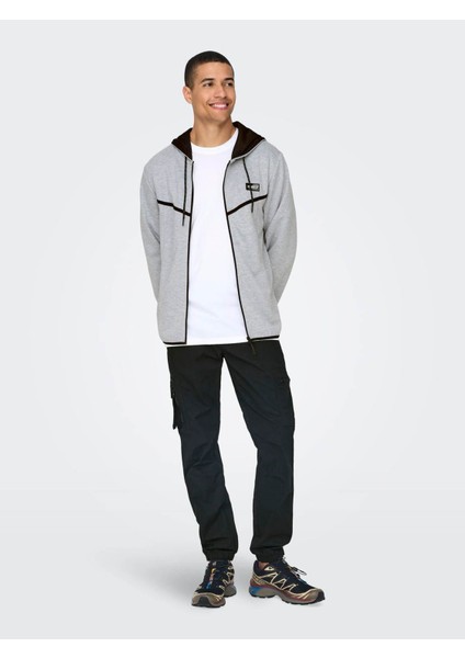 Erkek Sweatshirt Açık Gri 22029842 Onslıam Reg Hoodıe Tracksuıt indirimleri