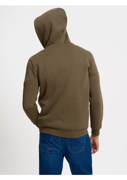 Erkek Sweatshirt Haki LF2034270