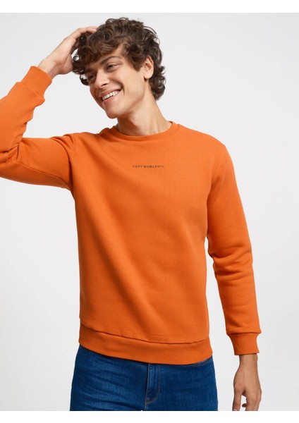 Erkek Sweatshirt Mercan LF2034268