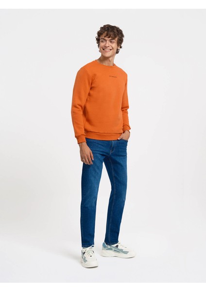 Erkek Sweatshirt Mercan LF2034268