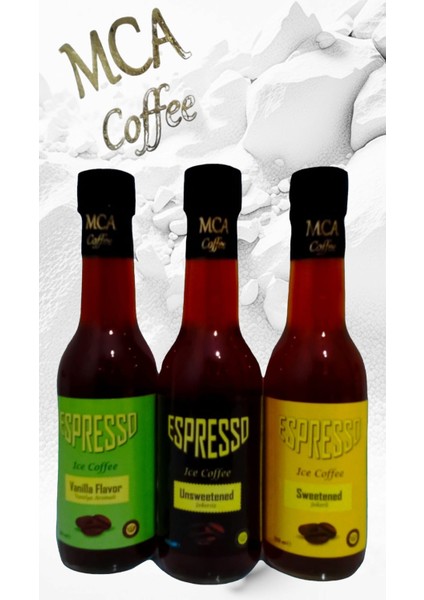 MCA Espresso Soğuk Kahve (Şekerli Klasik) 250 ml x 6 Adet