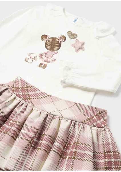 Kışlık Kız Bebek Ekose Etek Takım fiyatları