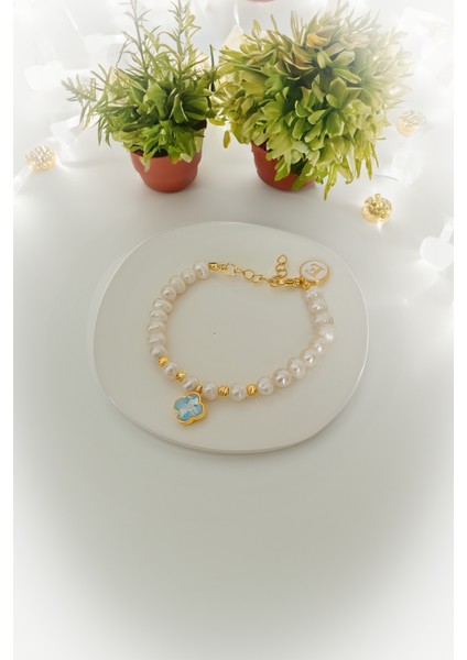 Harfli Bileklik ,gerçek Inci Bileklik, Incili Bileklik, Yonca Bileklik, Isimli Bileklik, Inci Takıi Isimli Bileklik, Harf Takılan Bileklik, fırsatları