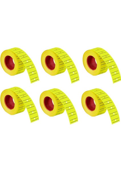 Fiyat Etiketi 6'lı Sarı