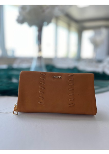 Telefon Ve Kartlık Bölmeli Taba Cüzdan