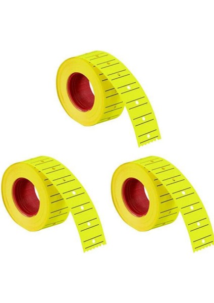 Fiyat Etiketi 3'lü Sarı