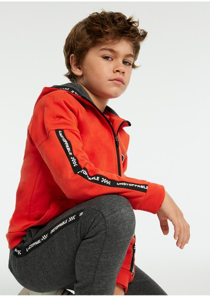 Fermuarlı Kapüşonlu Erkek Çocuk Eşofman Takımı_Mnvs7842 fiyatları