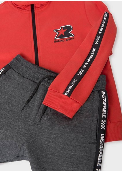 Fermuarlı Kapüşonlu Erkek Çocuk Eşofman Takımı_Mnvs7842 indirimleri