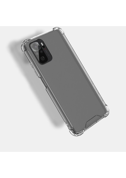 Xiaomi Redmi Note 10S Kılıf Nitro Anti Shock Silikon-Renksiz