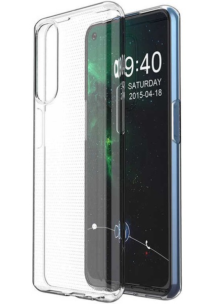 Realme 7 Kılıf Süper Silikon Kapak-Renksiz