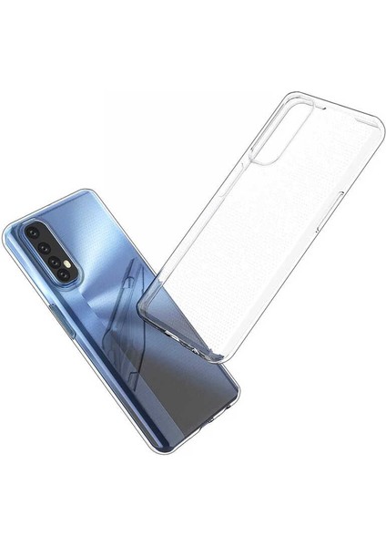 Realme 7 Kılıf Süper Silikon Kapak-Renksiz