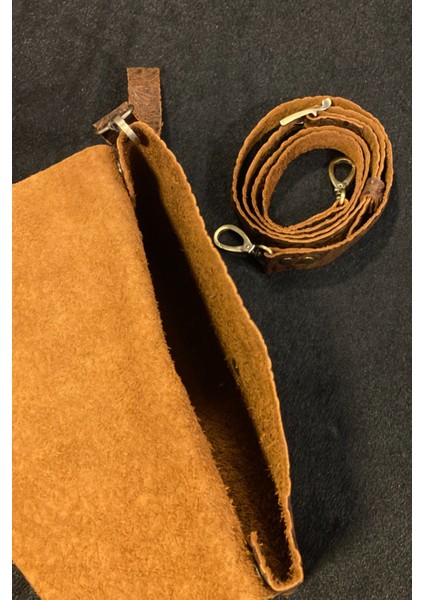 Kadın Çanta Kahve Desenli Hakiki Deri Çapraz Askılı Clutch Portföy Çanta fırsatları