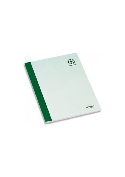 A4 Tam Boy Çizgisiz Dikişli Telsiz Karton Kapak Defter 40 Yaprak