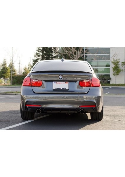 Bmw F30 Arka Tampon Difüzörü 2 Çıkış M-Performance 2012-2018