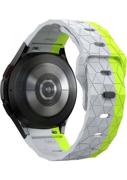 Galaxy Watch 6 40MM KRD-116 20MM Futbol Desenli Spor Tasarımlı Silikon Kordon modelleri