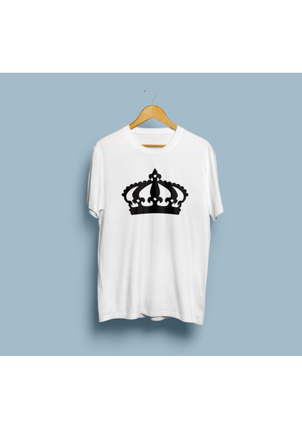 / King Baskılı Basic T- Shirt Erkek / Kadın