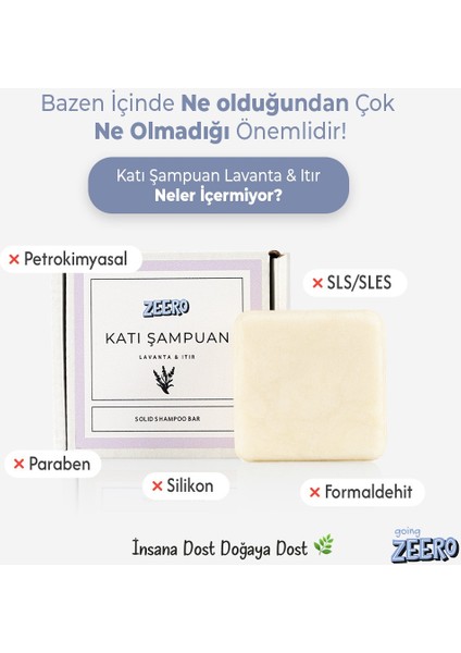 Katı Şampuan Lavanta & Itır Sülfatsız Şampuan