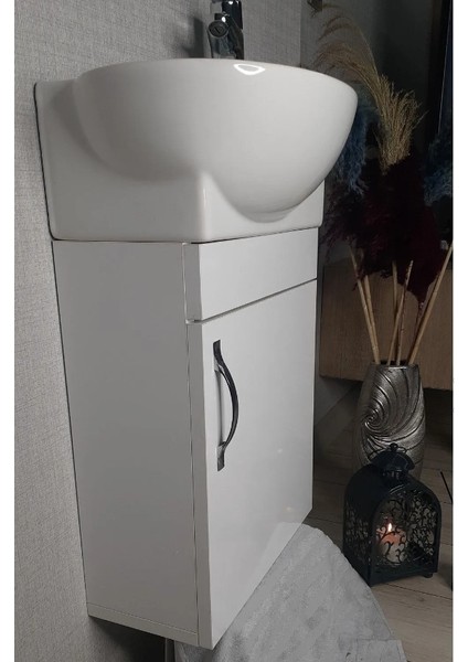 28*45 Mini Lavabo ve Banyo Dolabı