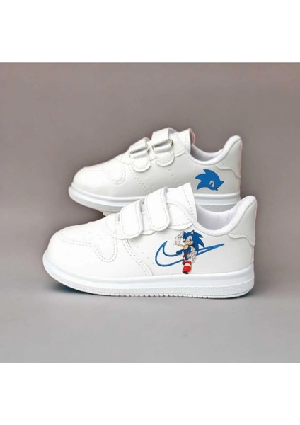 Air Mavili Baskılı Çocuk Spor Ayakkabı