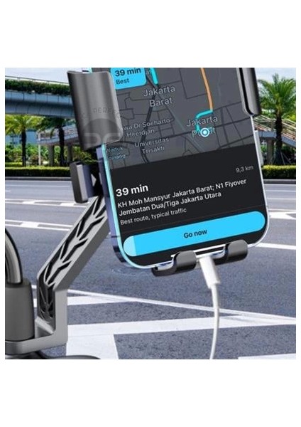 Motor,motosiklet,bisiklet ,scooter Için 360 Derece Dönebilen Dikiz Aynası Versiyonu Telefon Tutucu Aparat indirimleri