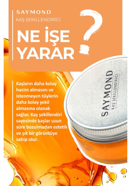 Kaş Şekillendirici & Kaş Sabitleyici Wax 50 ml