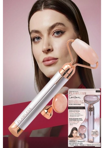 Pembe Gül Kuvars Jade Roller, Göz Çevresi ve Yüz Masaj Aleti modelleri
