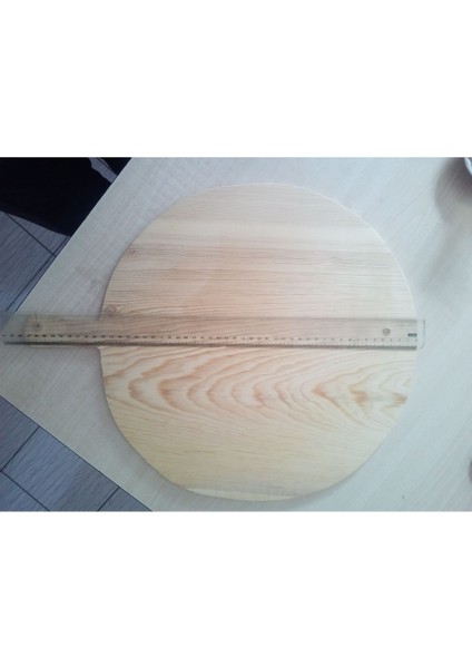 Ahşap pizza sunum tahtası, 46x46 cm, şık ve kullanışlı tasarım fırsatları