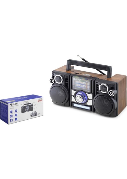 RX65D Bluetooth Nostalji Speaker 236*108*118MM