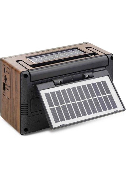 RX4987S Bluetooth Nostalji Solar Speaker 195*114*122MM