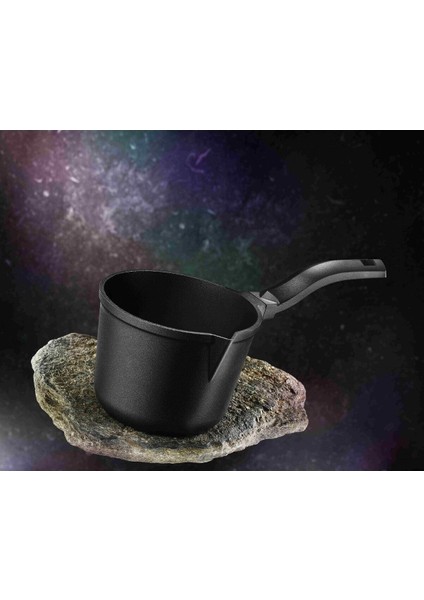 Granit Modern Döküm Sosluk- Sütlük 16 cm Granit Sosluk ve Sütlük Siyah 130 x 190 Yapışmaz Taban 3 -