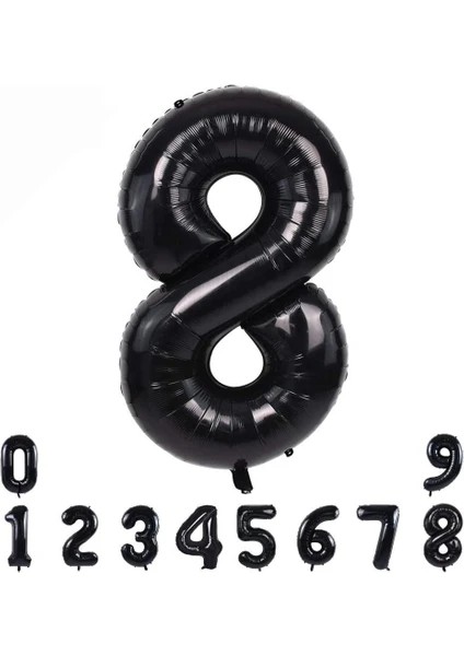 Rakam Folyo Balon 34 Inç 76-82 Cm