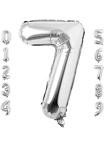 Rakam Folyo Balon 34 Inç 76-82 Cm