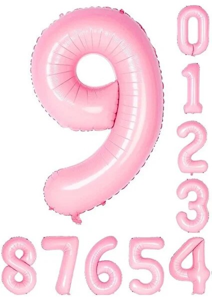 Rakam Folyo Balon 34 Inç 76-82 Cm