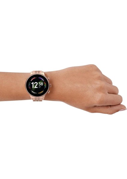 Watch Gen 9 Diamond Taşlı Gold Kadın Akıllı Saat Sesli Görüşmeli Spor,nfc,gps Iphone Huawei Uyumlu 8