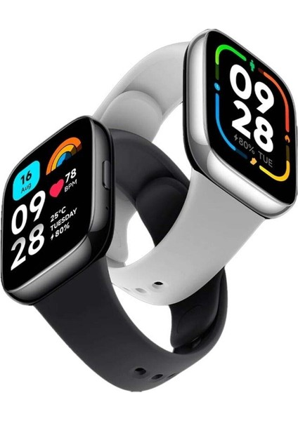 200-300 Mah Redmi Watch 3 Active Akıllı Saat Gri Yok 2 Yıl Siyah Siyah 45 mm Resmi Distribütör Gara