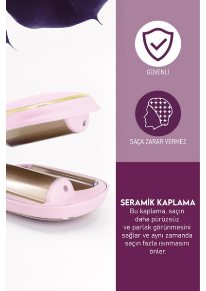 Kalın Bukle Kalpli Wag Maşa Pudra 24 mm 2 Yıl Seramik Plaka 50 Hz / 60 Hz Ithalatçı Garantili Yok 2 indirimleri