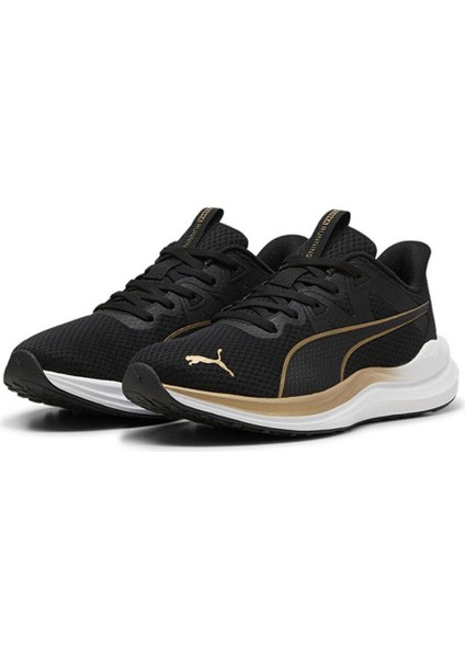 Reflect Lite-Puma Black-Puma Gold Koşu Ayakkabısı